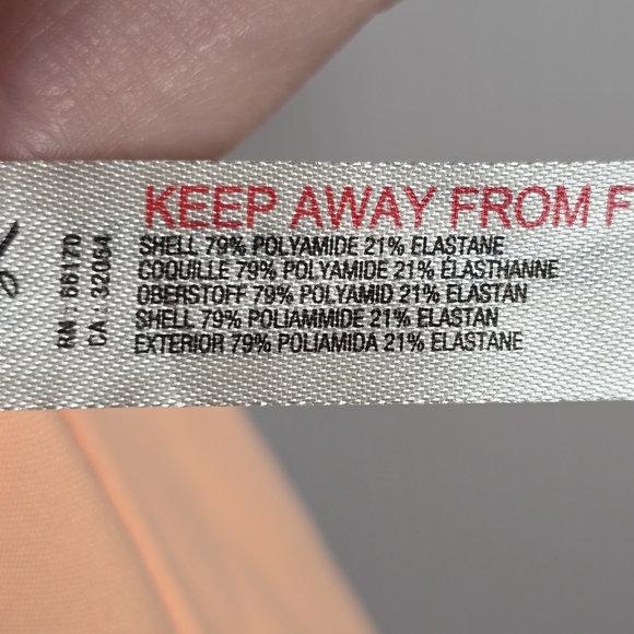 NWOT Free People Movement Never Better High Waist Leggings Bright Peach Size XS - Picture 9 of 13